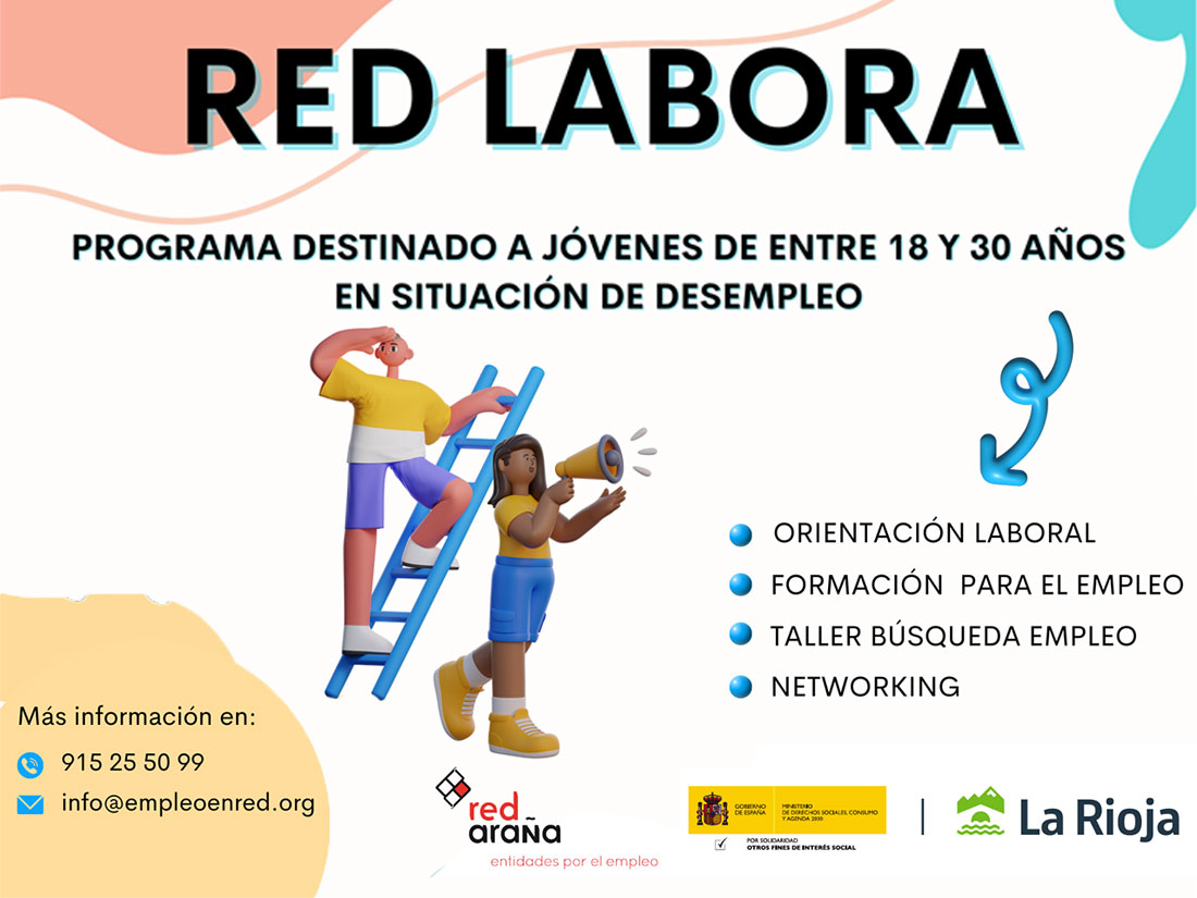imagen de cartel de red labora la rioja