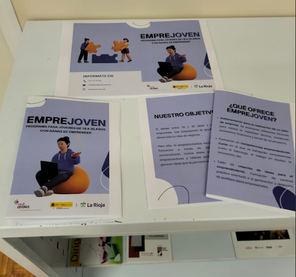 Folletos emprejoven